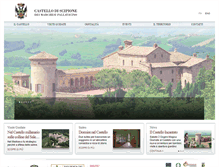Tablet Screenshot of castellodiscipione.it